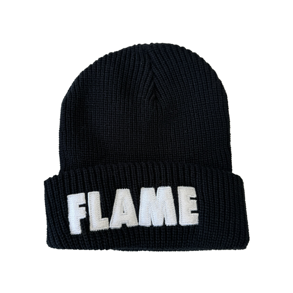 Flame Beanie Black – FLAMEBOYSHOP